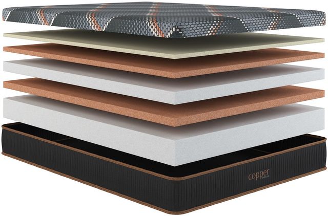 Copper by Spring Air® 13.5" Foam Medium Tight Top Queen Mattress-2