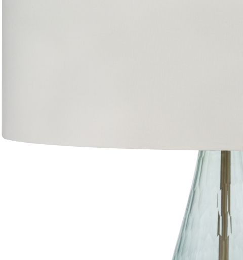 Surya Glasshouse Aqua/Off-White Lamp-4
