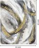 Classy Living Golden Tempest Abstract Canvas Wall Art-2