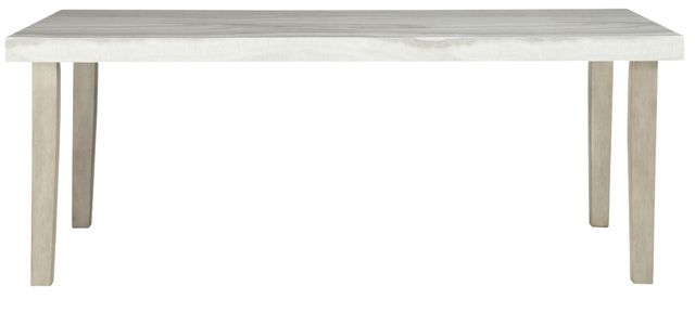 Signature Design by Ashley® Larawyn Gray Dining Table with Bisque Base-2