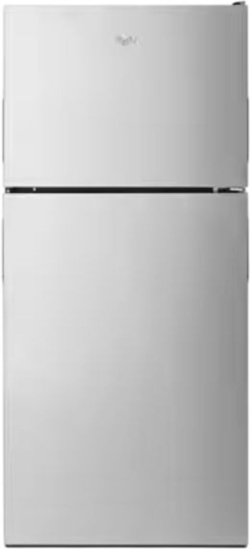 Whirlpool® 30" 18.2 Cu. Ft. Stainless Steel Top Freezer Refrigerator-0