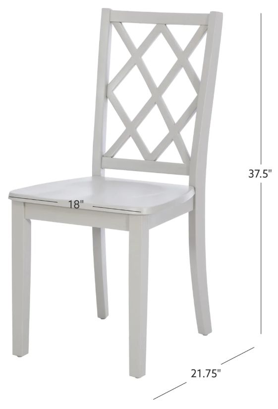 Powell® Maui 5-Piece Gray/White Dining Set-3