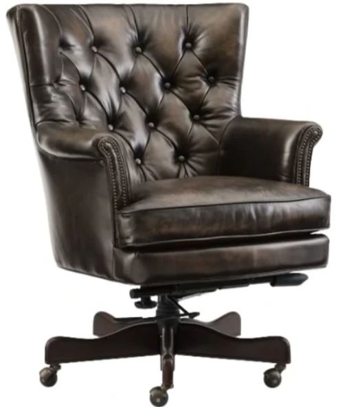 Hooker® Furniture EC Theodore Natchez Brown/Poetic License Tobacco Swivel  Tilt Executive Chair | Harris Furniture