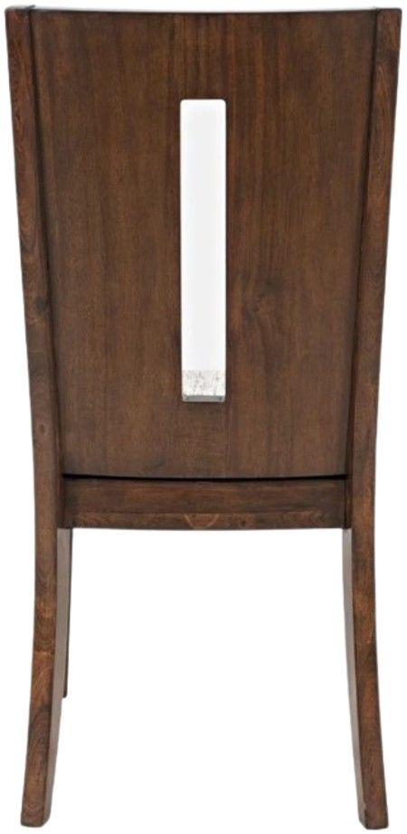 Jofran Inc. Urban Icon Gray/Merlot Slotback Side Chair-3