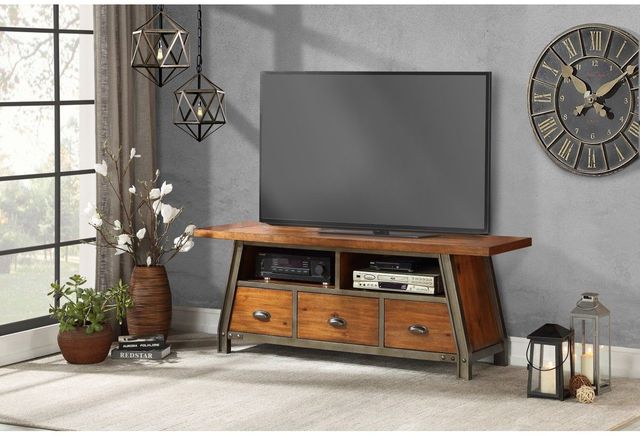 Mazin Furniture Holverson 2 Tone 64" TV Stand-3