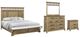 Bernards Bellamy Lane 4-Piece Caramel King Panel Bedroom Set-0