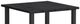 Homecrest™ Outdoor Living Customizable Timber Aluminum/Wood 48" Square Post Base Outdoor Dining Table -1