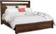aspenhome® Modern Loft Brownstone California King Panel Bed-0