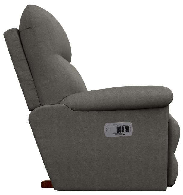 La-Z-Boy® Jay Flannel Power Rocking Recliner with Headrest-2