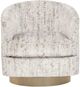 Fairfield® Customizable Tipsy Swivel Chair with Bright Brass Base-2