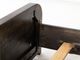 International Furniture Direct Mezquite Black/Glossy Acrylic Queen Upholstered Panel Bed-4