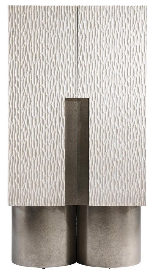 Bernhardt Solaria Weathered Bone Bar Cabinet-2