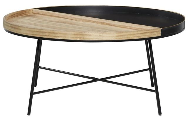 Deco Marche Black Two-Toned Coffee Table-2