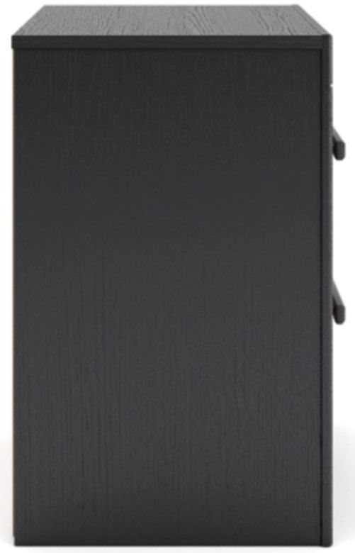 Signature Design by Ashley® Broachmyn Black/Gray 2-Drawer Nightstand-3