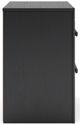 Signature Design by Ashley® Broachmyn Black/Gray 2-Drawer Nightstand-3