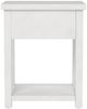 HH2 Home Harmony White Accent Table with Drawer-3