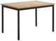 Coaster® Garza 5-Piece Black/Greige Oak Rectangular Dining Table Set-2