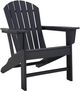 Signature Design by Ashley® Sundown Treasure Black Outdoor Plastic Adirondack Chair-0