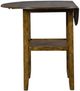 American Wholesale Furniture Gia 3-Piece Brown Counter Height Table Set-2