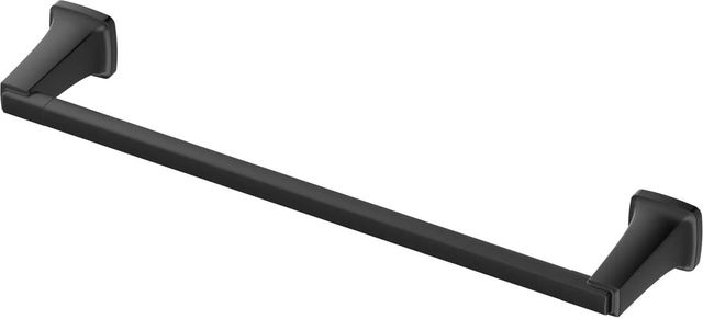American Standard Townsend® Matte Black 18" Towel Bar-2