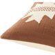 Surya Nobility Dark Brown 22"x14" Toss Pillow with Down Insert-1