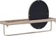 Linon Opal Gold/Natural Wall Shelf-3