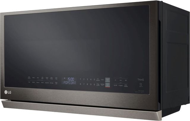 LG 2.1 Cu. Ft. PrintProof™ Black Stainless Steel Over The Range Microwave-3