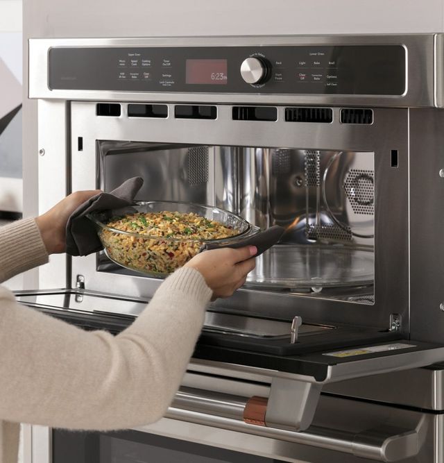 Café™ 30" Stainless Steel Oven/Microwave Combo Electric Wall Oven-6