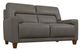 La-Z-Boy® Draper Pewter Leather Loveseat-0