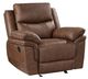 New Classic® Home Furnishings Ryland Brown Manual Glider Recliner-0