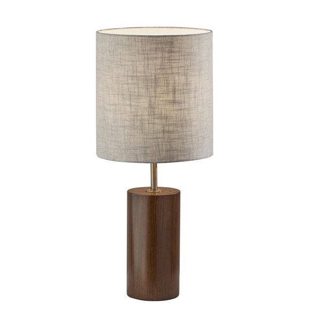Adesso® Dean Walnut Table Lamp-0