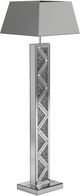 Coaster® Carmen Silver Geometric Base Floor Lamp-5