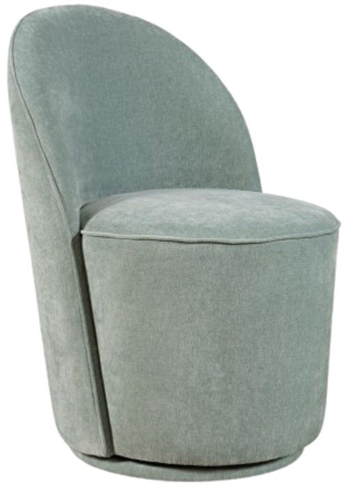Jofran Inc. Urban Archive Landon Blue Swivel Dining Chair-0