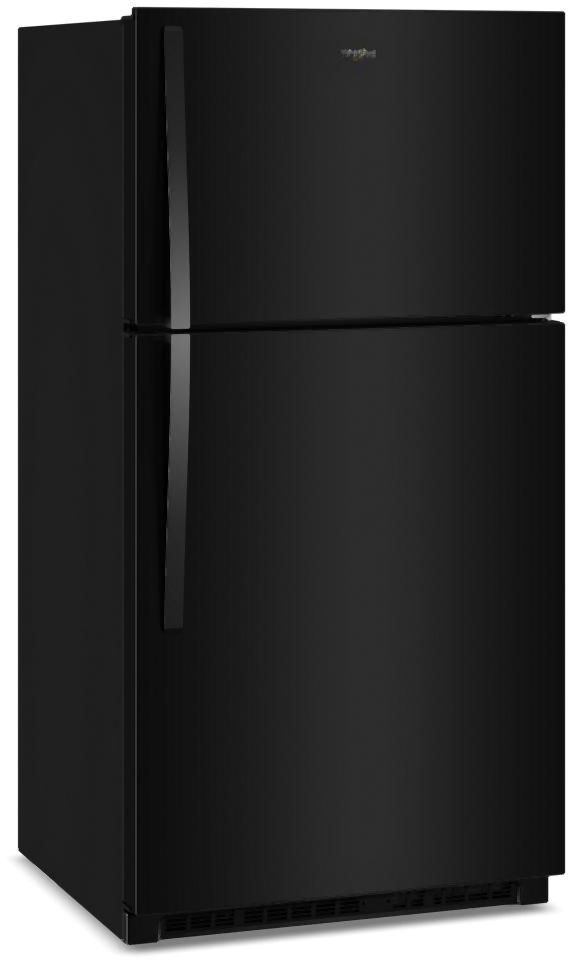 Whirlpool® 33" 21.3 Cu. Ft. Black Top Freezer Refrigerator-2