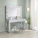 Coaster® Umbridge Glass Top Chrome Vanity with Lighting-4