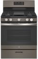 GE® 30" Fingerprint Resistant Slate Freestanding Gas Range-0