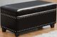 Titus Furniture Black Storage Bench-0