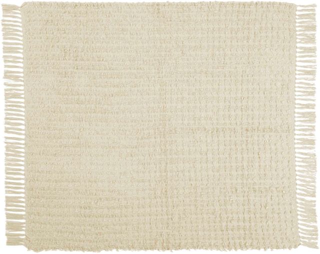 Nourison Home™ Lifestyles Cream Throw Blanket-0