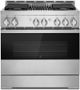JennAir® NOIR™ 36" Stainless Steel Pro Style Natural Gas Range-0