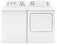 Amana® White Top Load Washer & Electric Dryer Laundry Pair-0