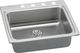 Elkay Lustertone® Classic Lustrous Satin 25" x 22" x 6-1/2" 2-Hole Single Bowl Drop-In ADA Sink with Perfect Drain® and Quick-Clip-0