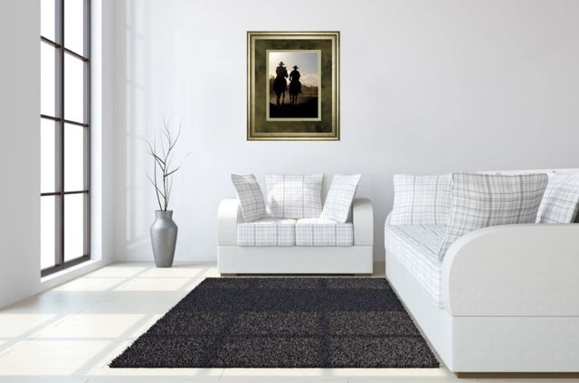 Classy Living Yann Siwiak Cavaliers Cowboys 34" Wall Art-1