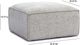 TOV Furniture Mindy Taupe Ottoman-2