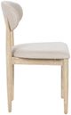 Classic Home Tiber 2-Piece Cream Washed Upholstered Dining Chair Set-4