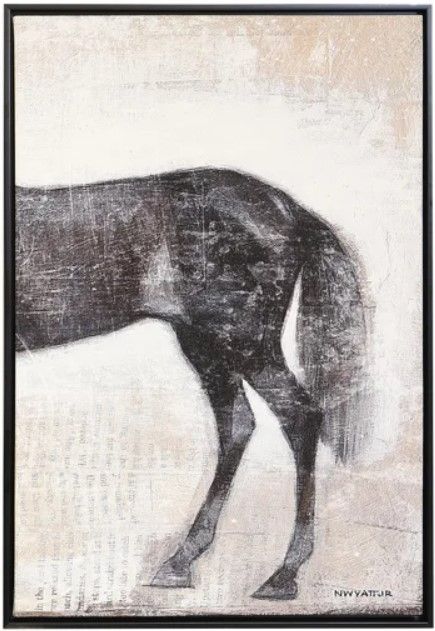 Stylecraft Norman Wyatt Rustic Equinel 2-piece Wall Art Set-2