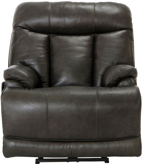 Catnapper® Naples Steel Power Lay Flat Recliner with Power Adjustable Headrest and Extra Extension Footrest-3