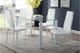 Mazin Furniture Florian 5-Piece White Dining Set-0