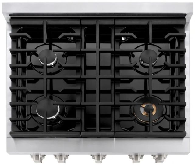 ZLINE 30" Stainless Steel Pro Style Gas Range-3
