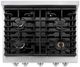 ZLINE 30" Stainless Steel Pro Style Gas Range-3