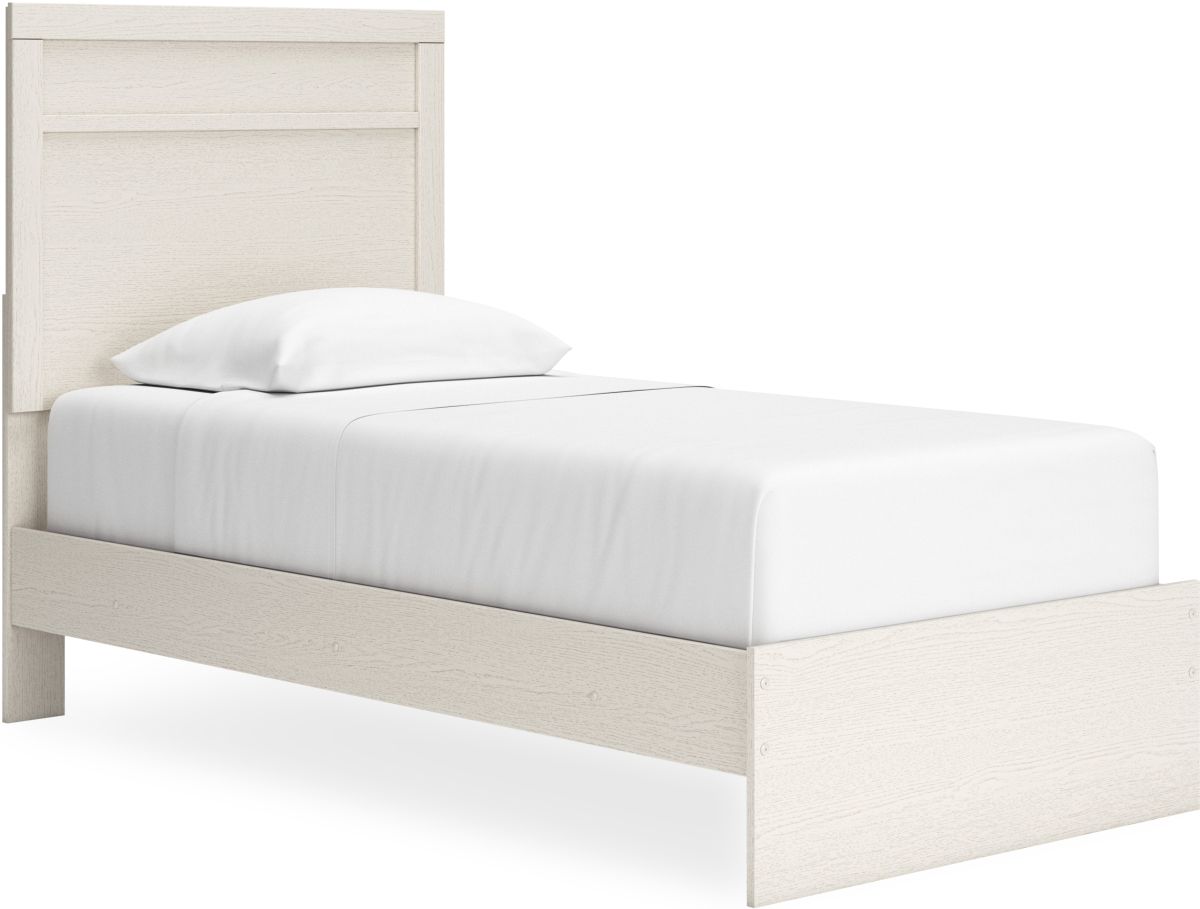 Signature Design by Ashley Stelsie White Twin Panel Bed Miskelly Furniture